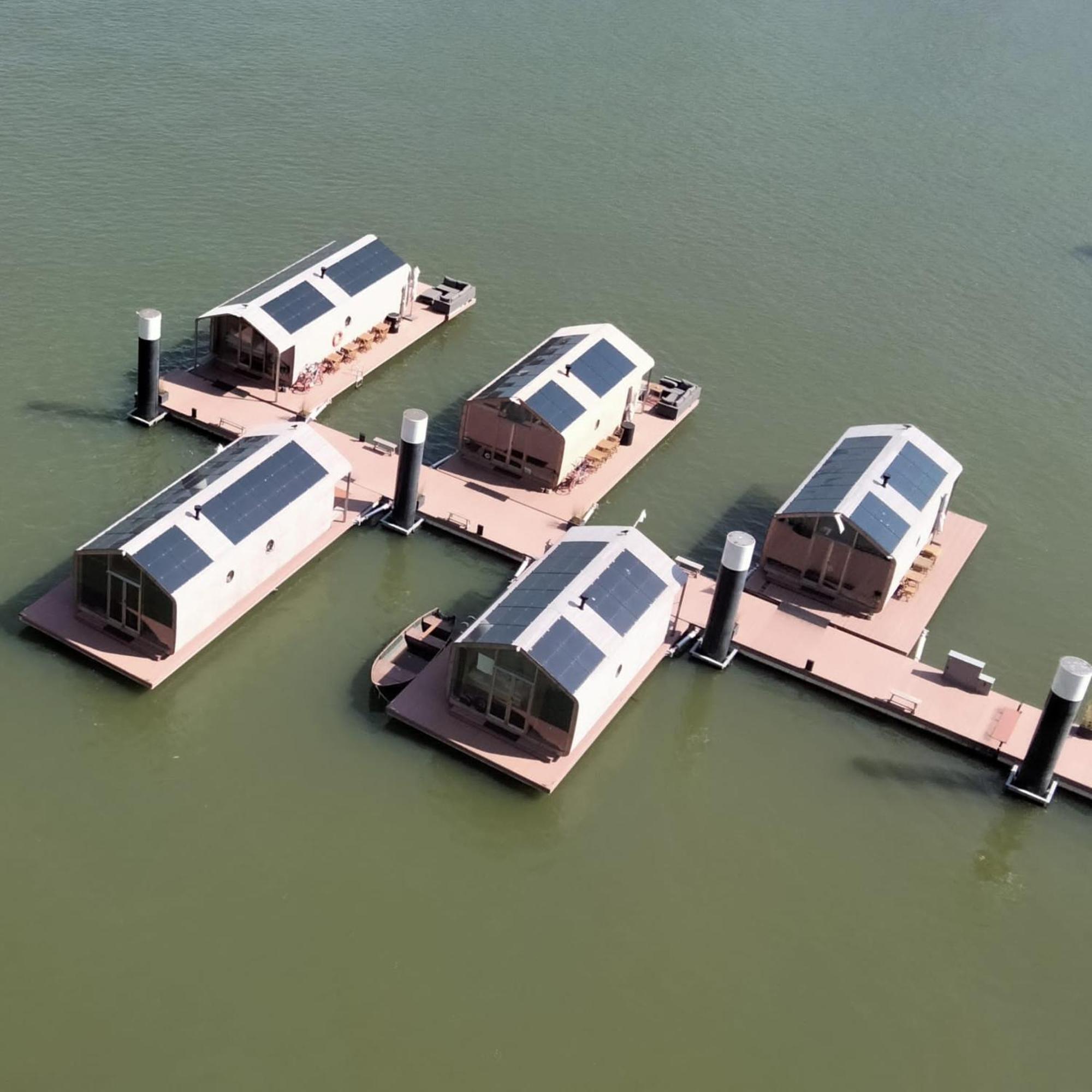 Wikkelboats At Floating Rotterdam Rijnhaven Villa Dış mekan fotoğraf